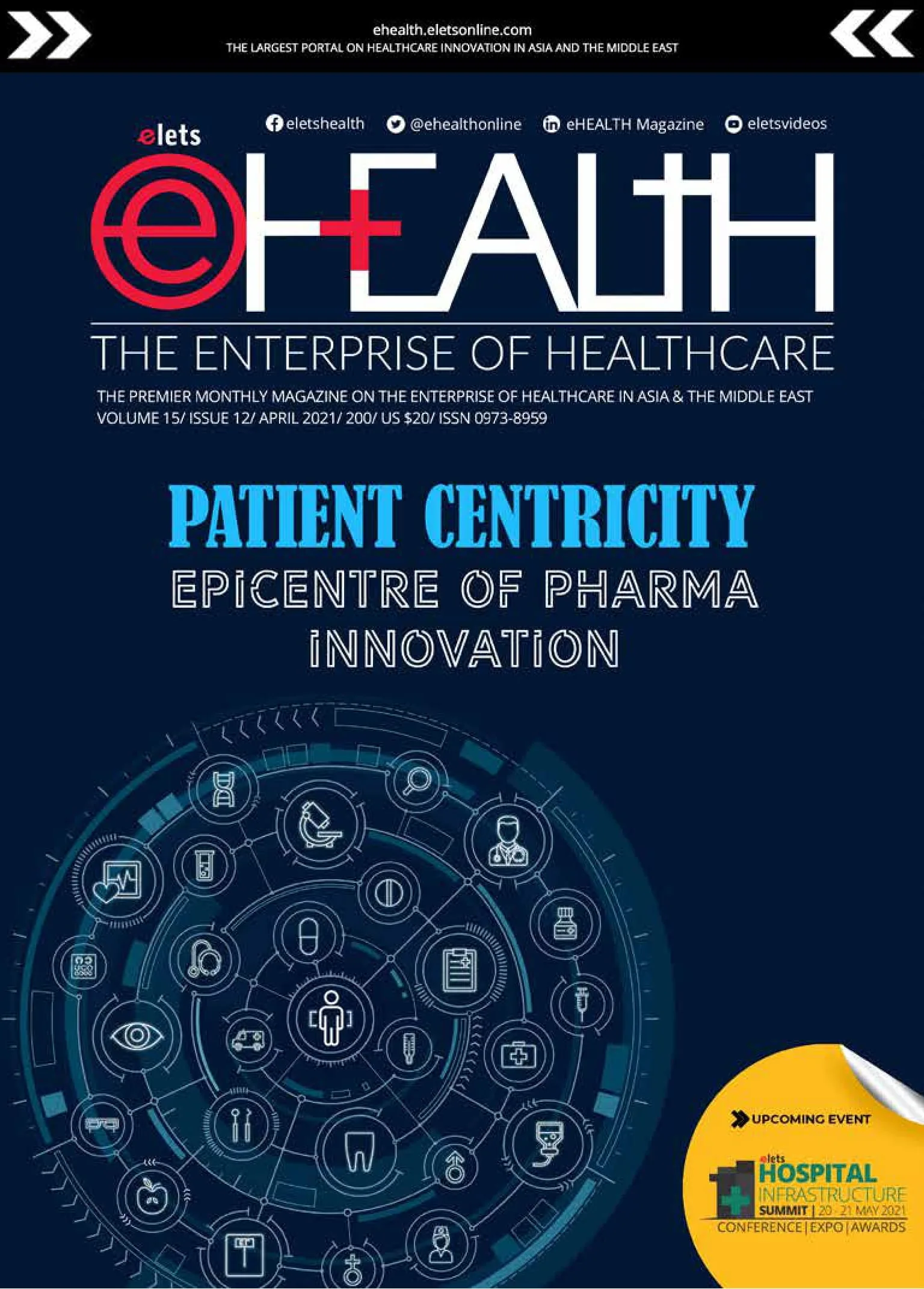 eHealth magazine cover ehealth cover apr2021