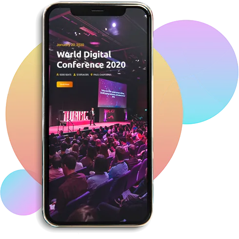 App mockup – Pharma Leadership Summit 2021
